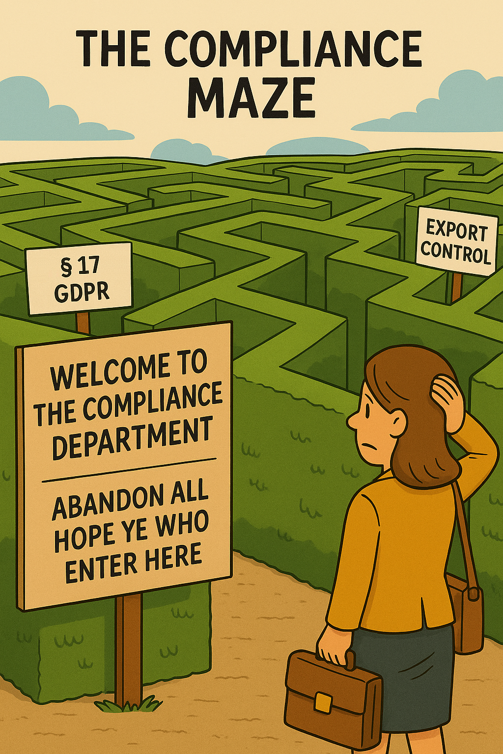 NWS.meme: The Compliance Maze — Abandon All Hope Ye Who Enter Here