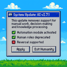 NWS.meme: AI in 2026: System Update: Human Roles Deprecated